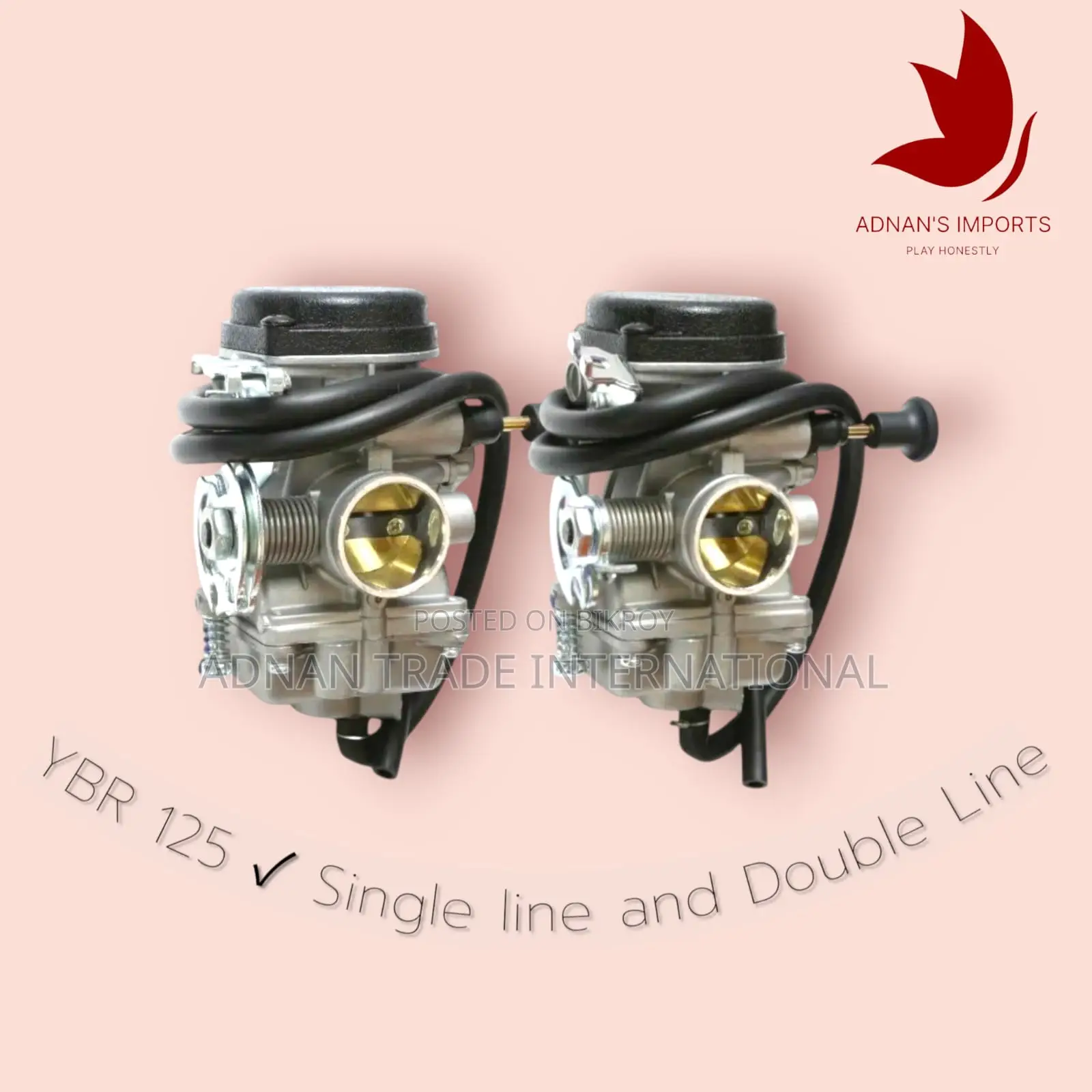 Ybr 125 Single and Double Carburetor for Yamaha 125 Cc Motorcycles