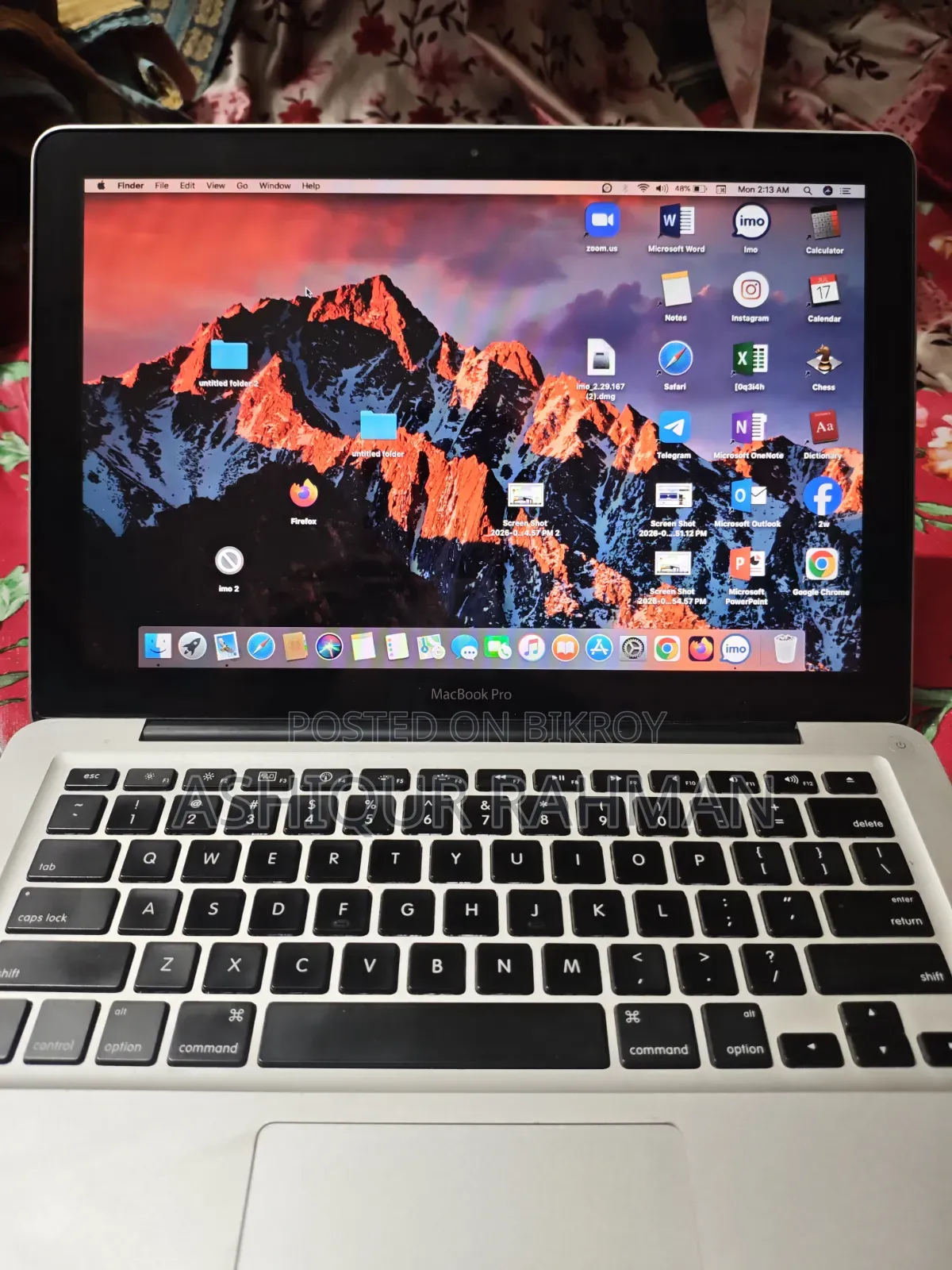 Laptop Apple MacBook 2012 8GB Intel Core I5 SSD 128GB