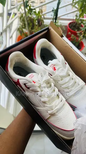 White Red Combination Sneakers