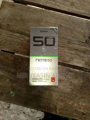 ইনফিনিক্স নোট ৫০ প্রো ২৫৬ জিবি ব্ল্যাক