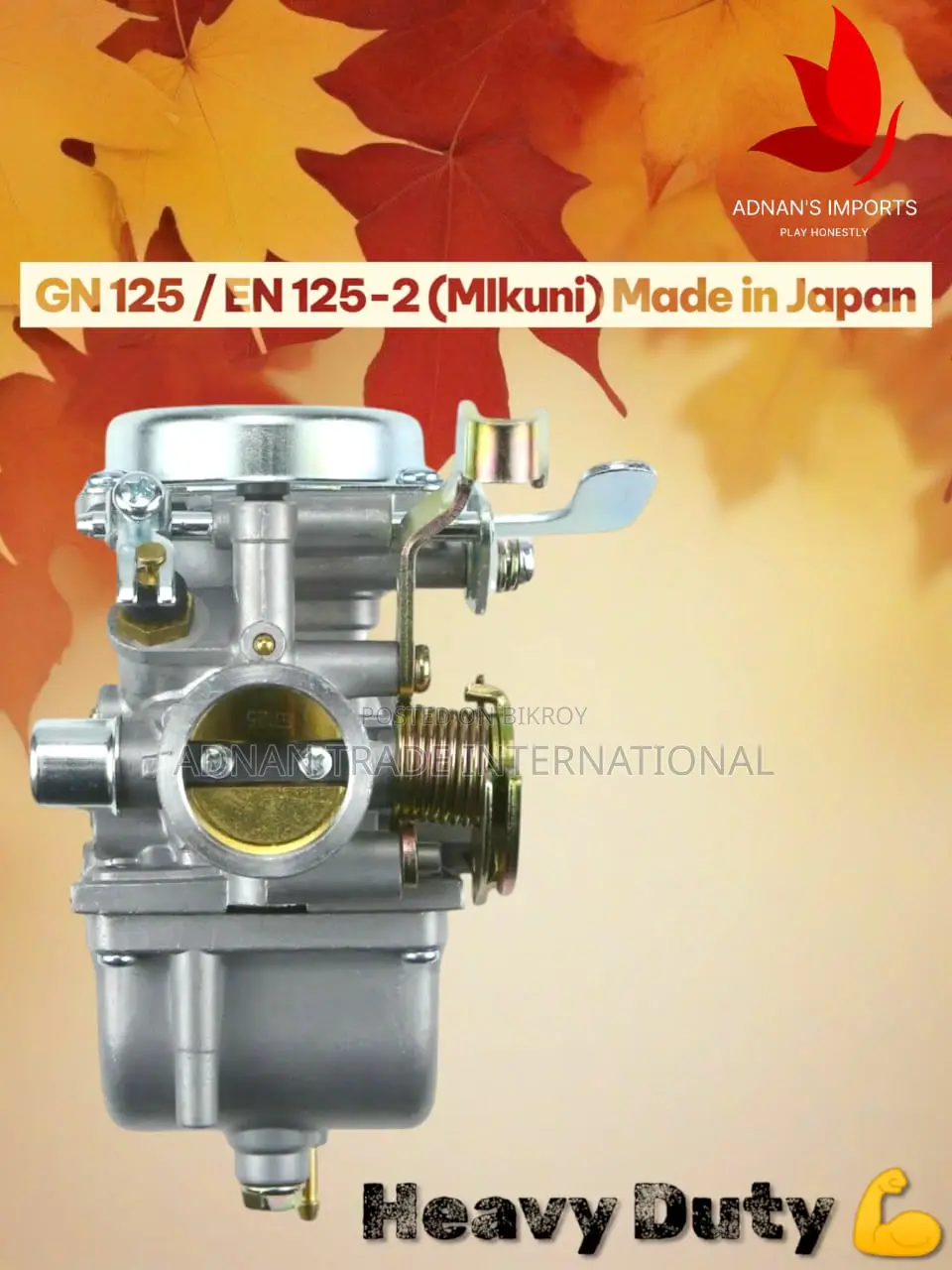 Suzuki Gn 125 / en 125-2 Model Carburetor