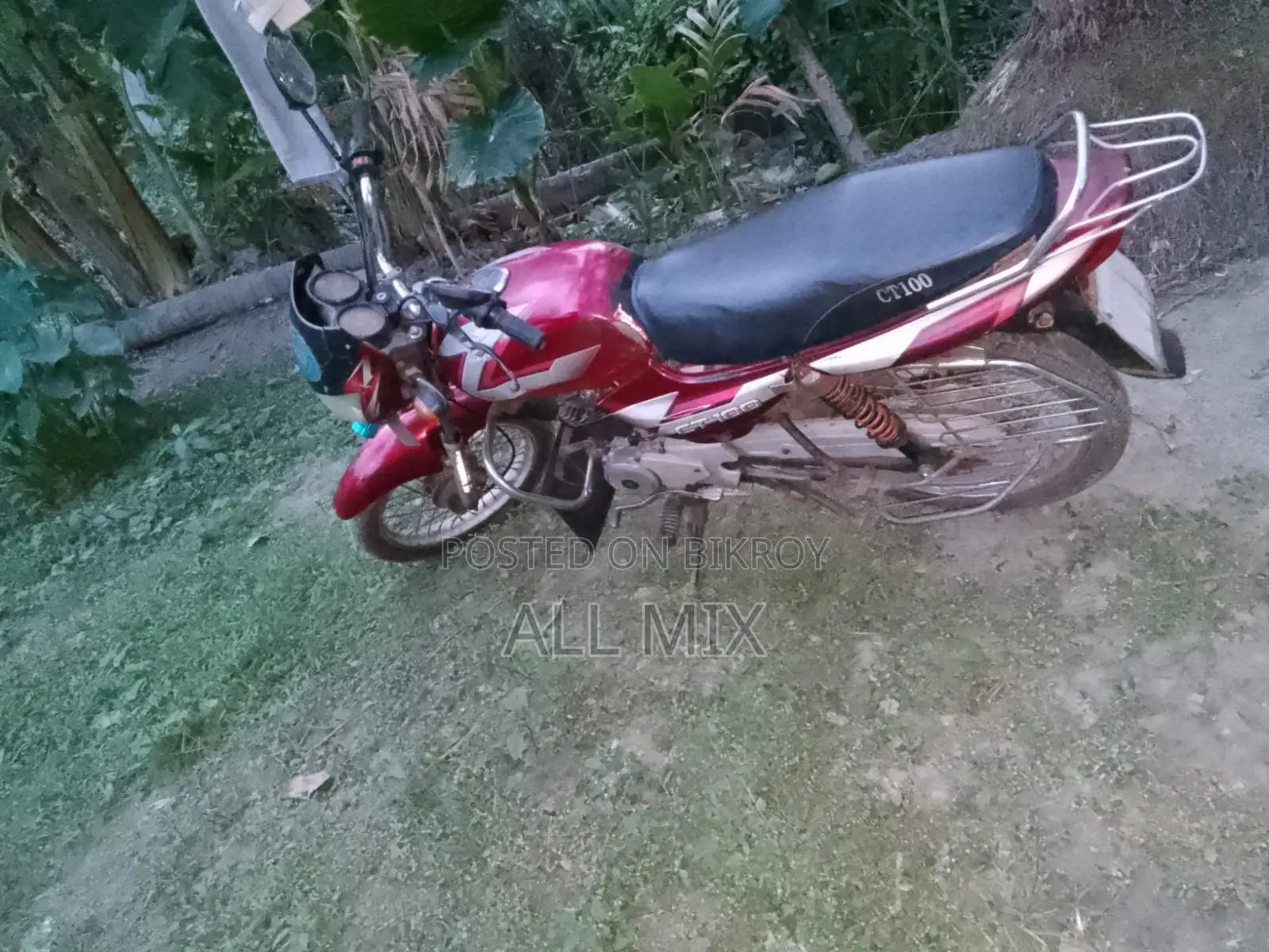 Bajaj CT 100 2015 Red