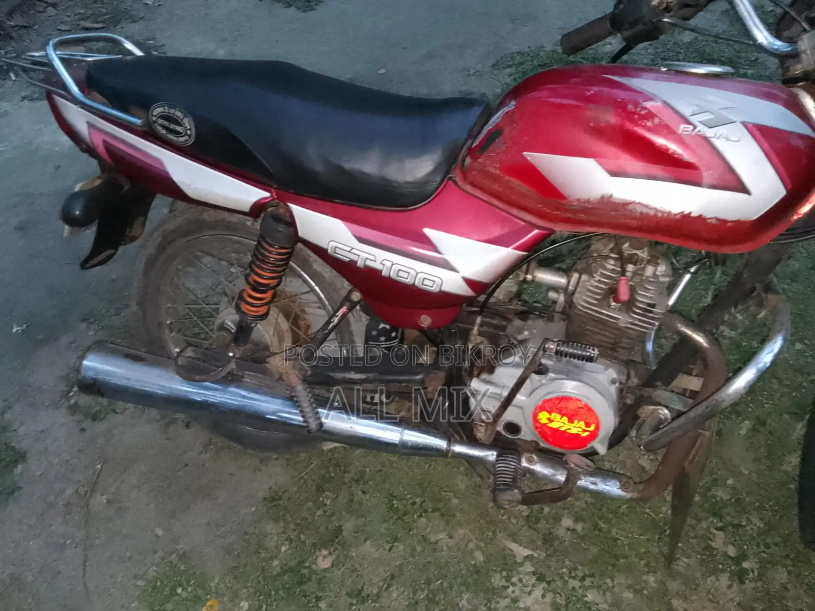 Bajaj CT 100 2015 Red