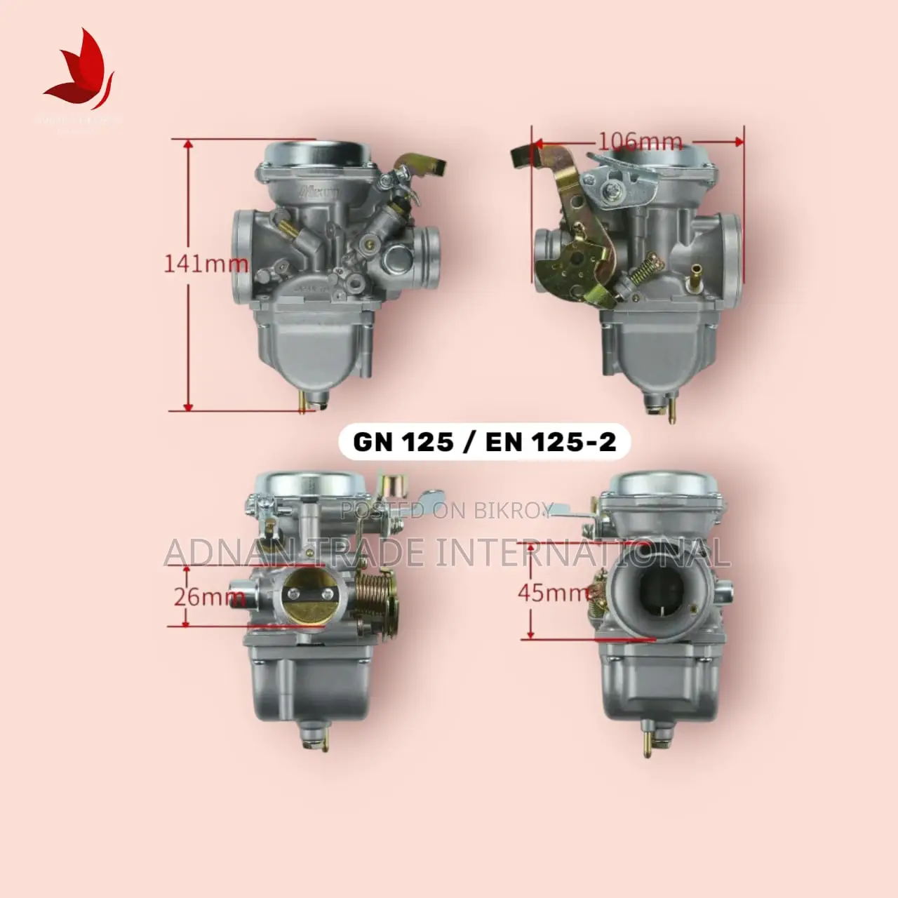 Suzuki Gn 125 / en 125-2 Model Carburetor