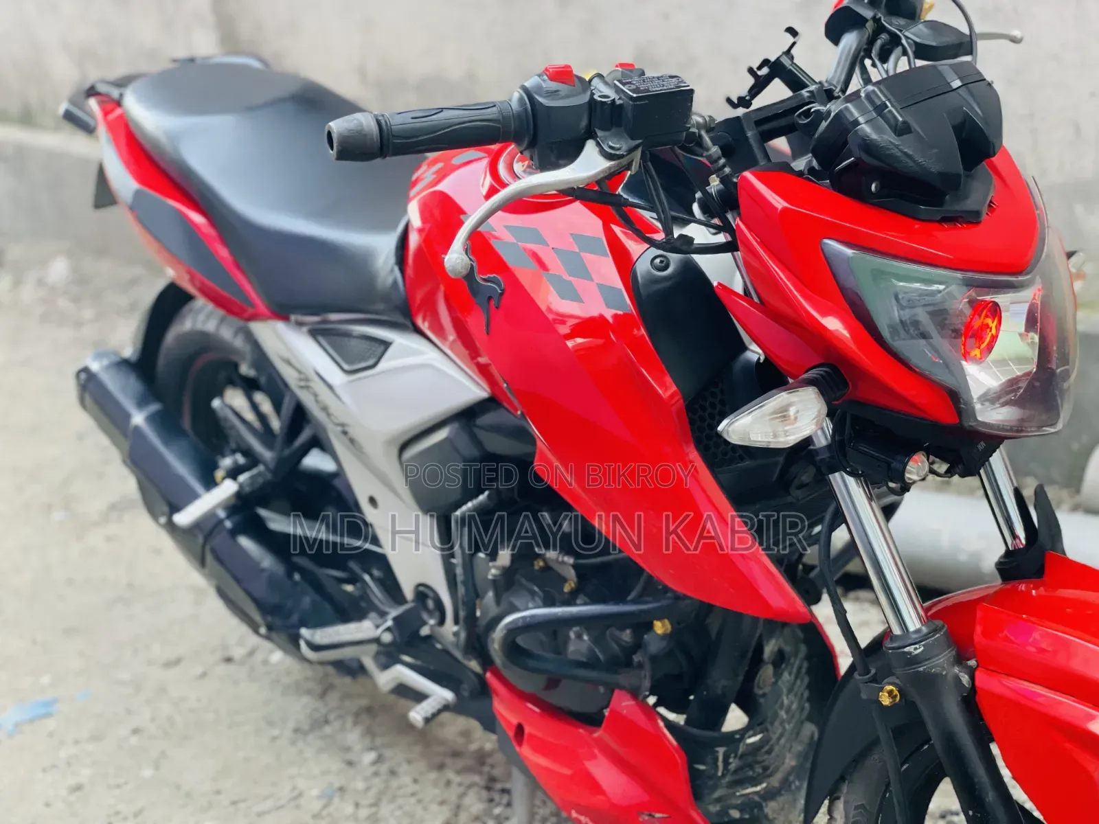 TVS Apache RTR 160 4V 2020 Red