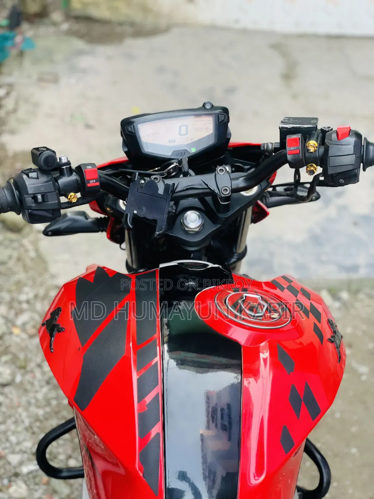 TVS Apache RTR 160 4V 2020 Red