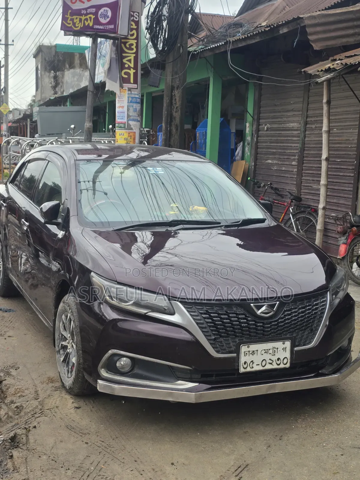 Toyota Allion 2008 Maroon