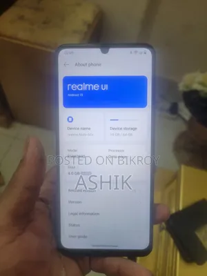 Realme Note 60x 64 GB Black