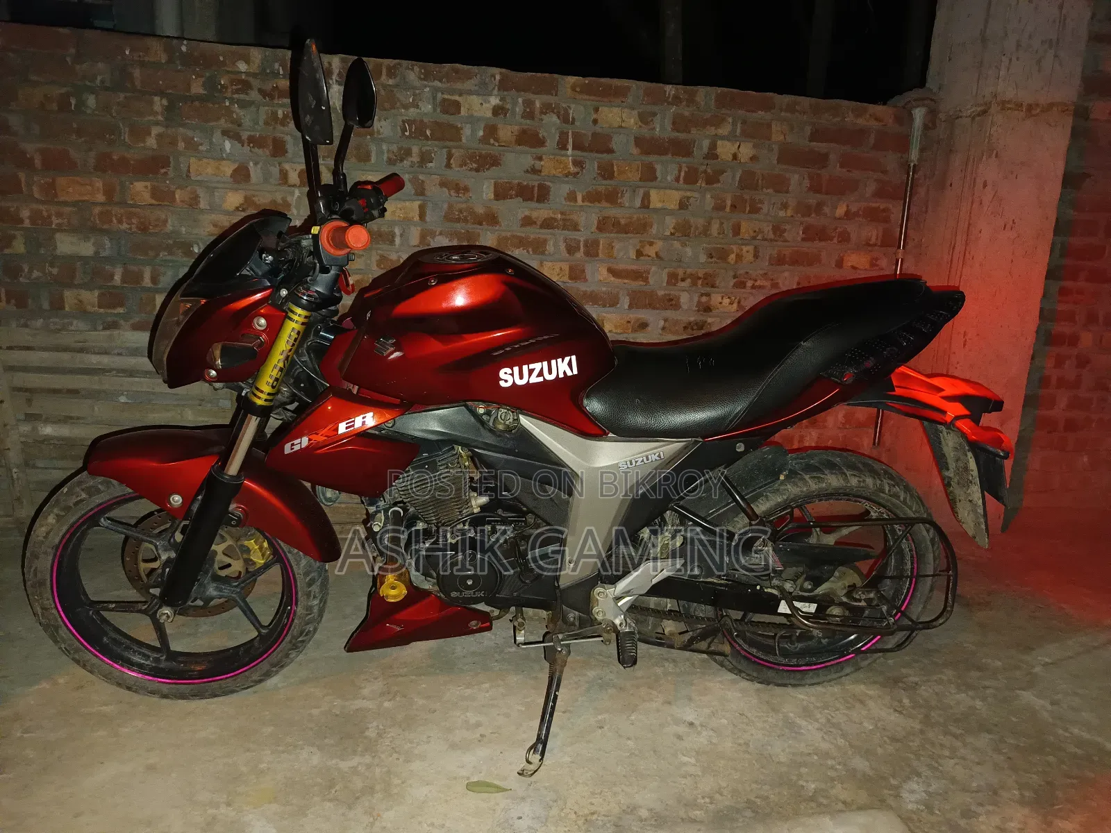 Suzuki Gixxer Monotone 2019 Red