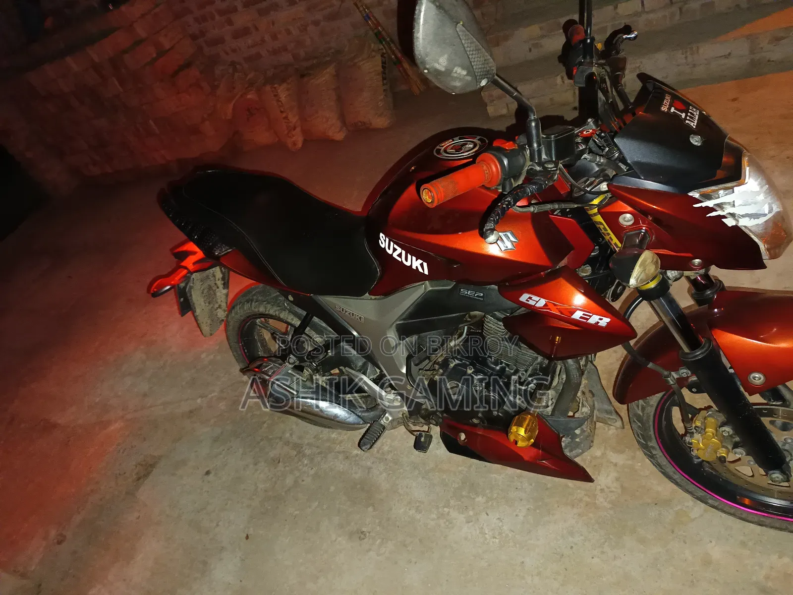 Suzuki Gixxer Monotone 2019 Red