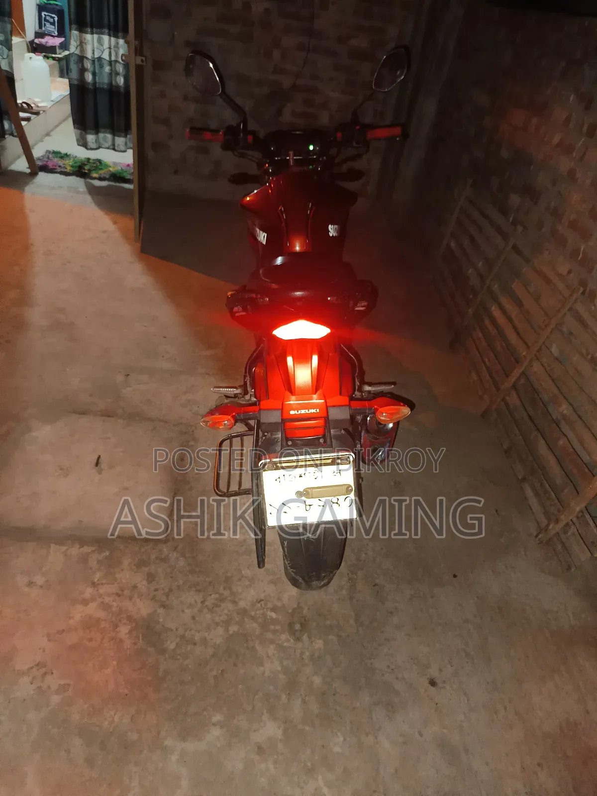 Suzuki Gixxer Monotone 2019 Red