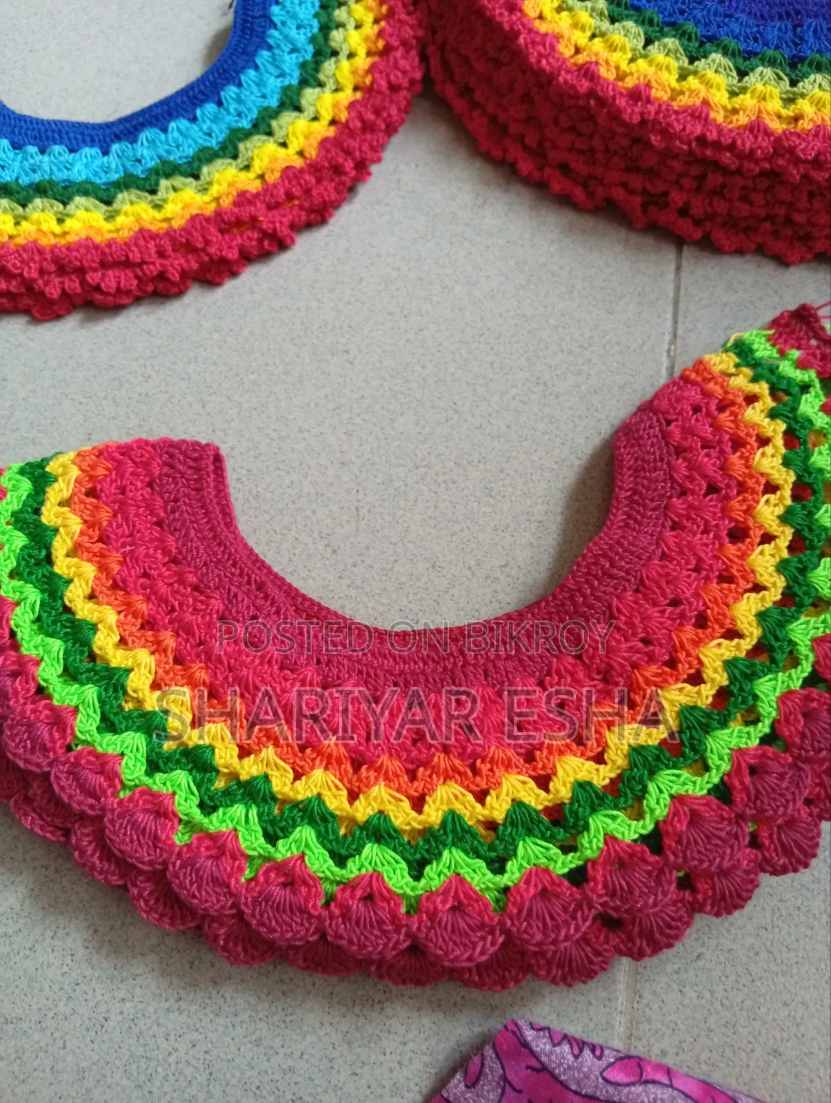 Crochet Neck Design