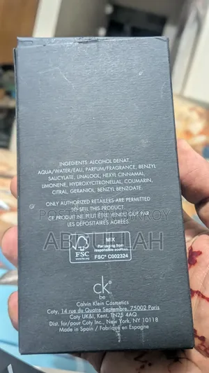 Calvin Klein Ck Be