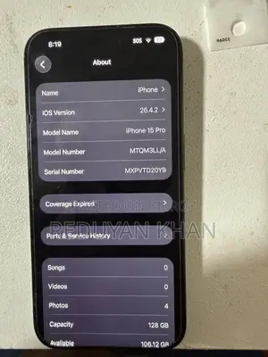 Apple iPhone 15 Pro 128 GB Black