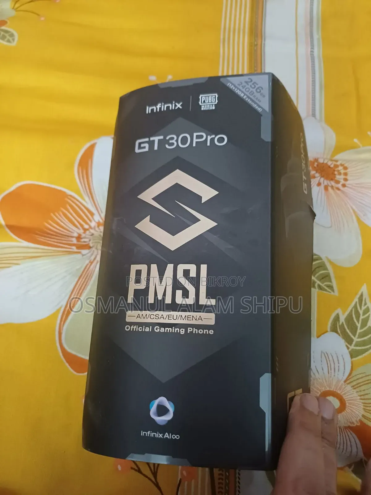 New Infinix GT 30 Pro 5G 256 GB Silver