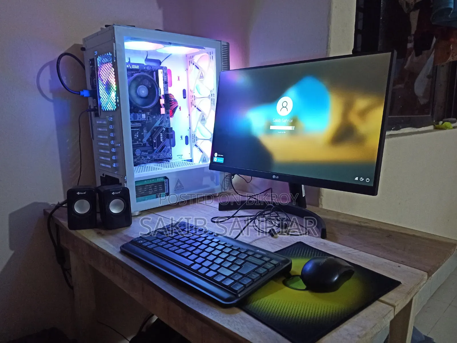 Desktop Computer 16GB AMD Ryzen 5 SSD 256GB