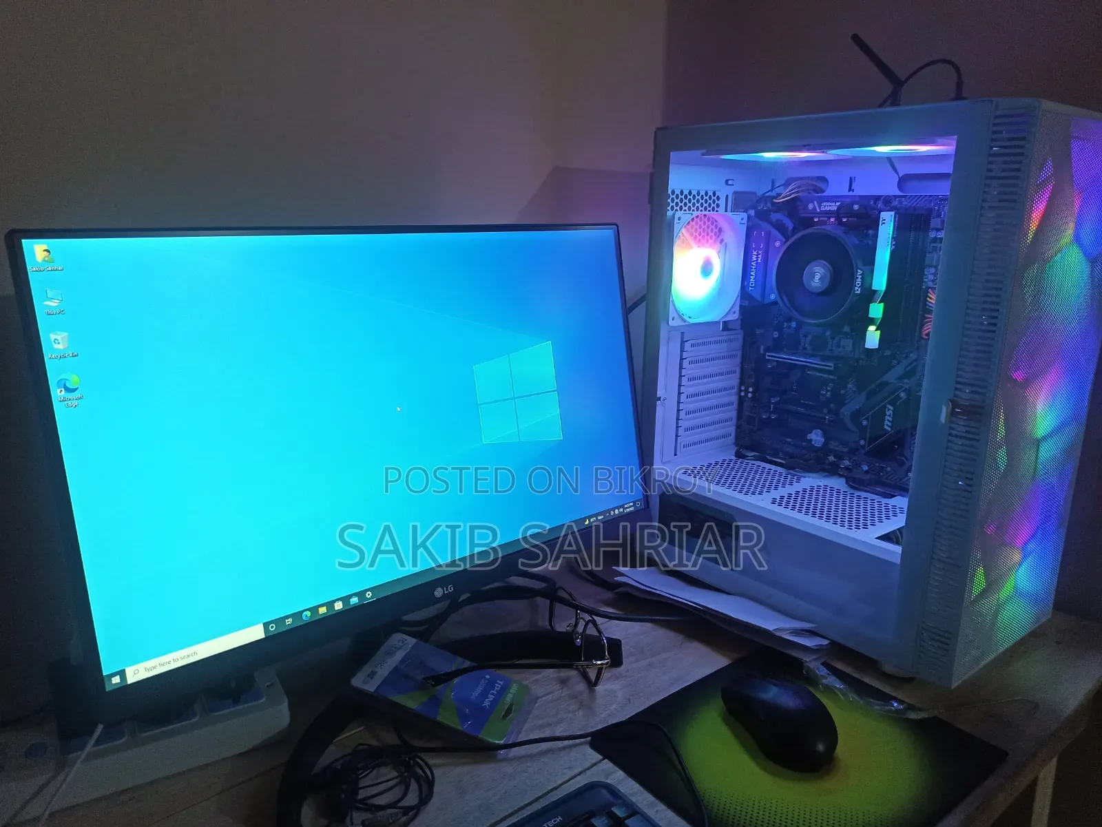Desktop Computer 16GB AMD Ryzen 5 SSD 256GB