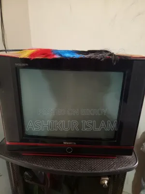 TV with TV trolley for sale