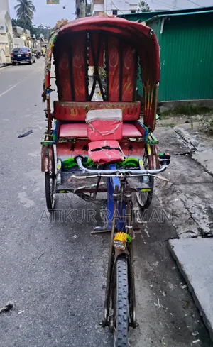 Auto-rickshaw Red Green Color