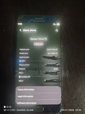 Samsung Galaxy Note FE 64 GB Blue