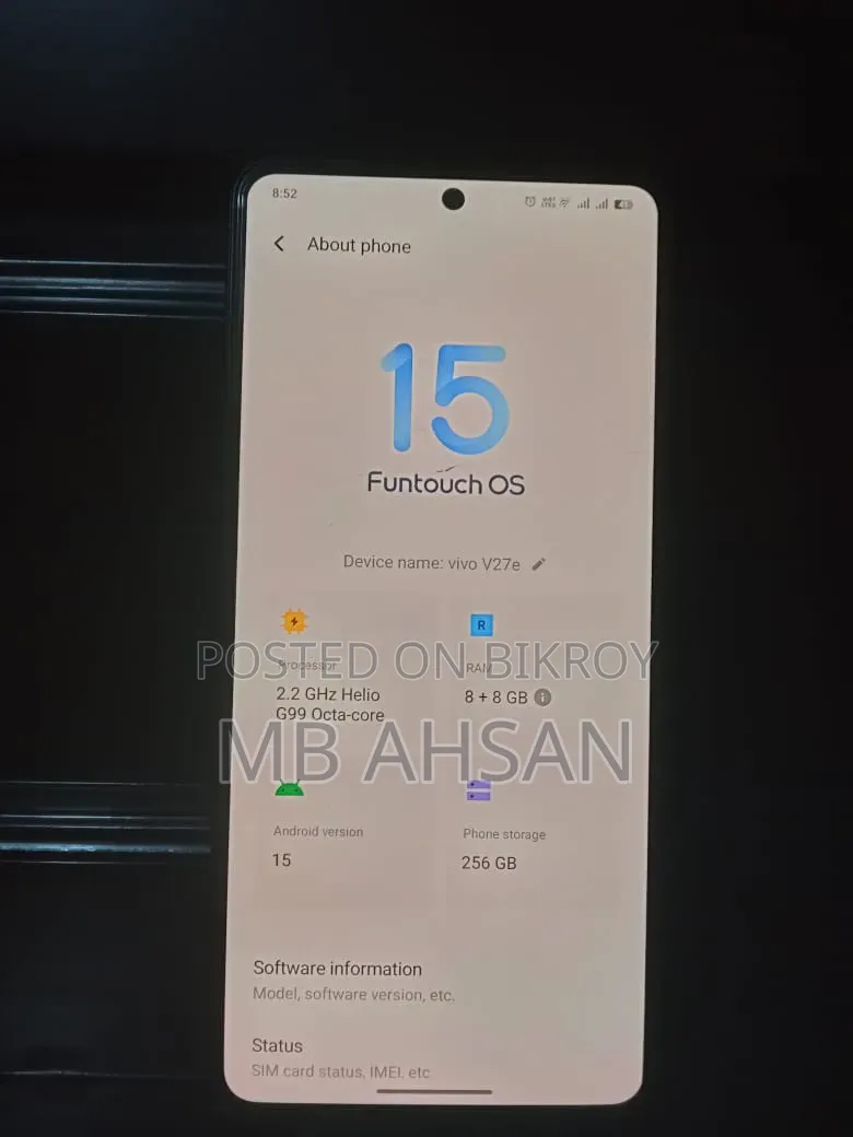 Vivo V27e 256 GB