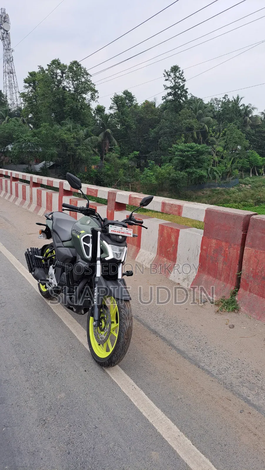 New Yamaha FZ 2025 Green