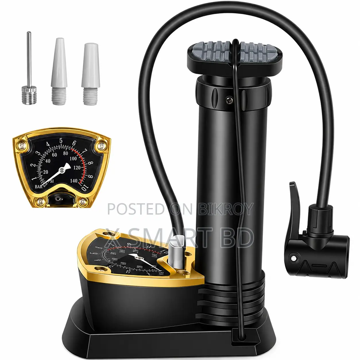 Inchant Mini Bicycle Foot Pumper