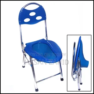 Premium Quality Heavy Stainless Steel Folding High Commode