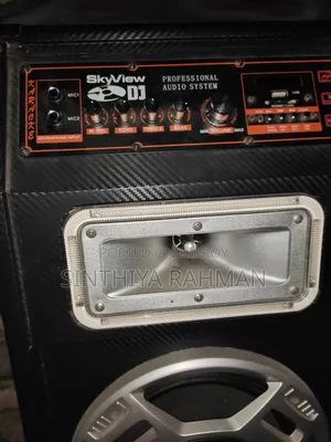 Skyview DJ Professional Sound Box (Double Woofer) – Good Condition