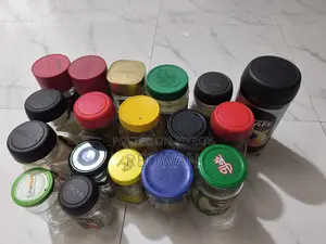 Glass jars.