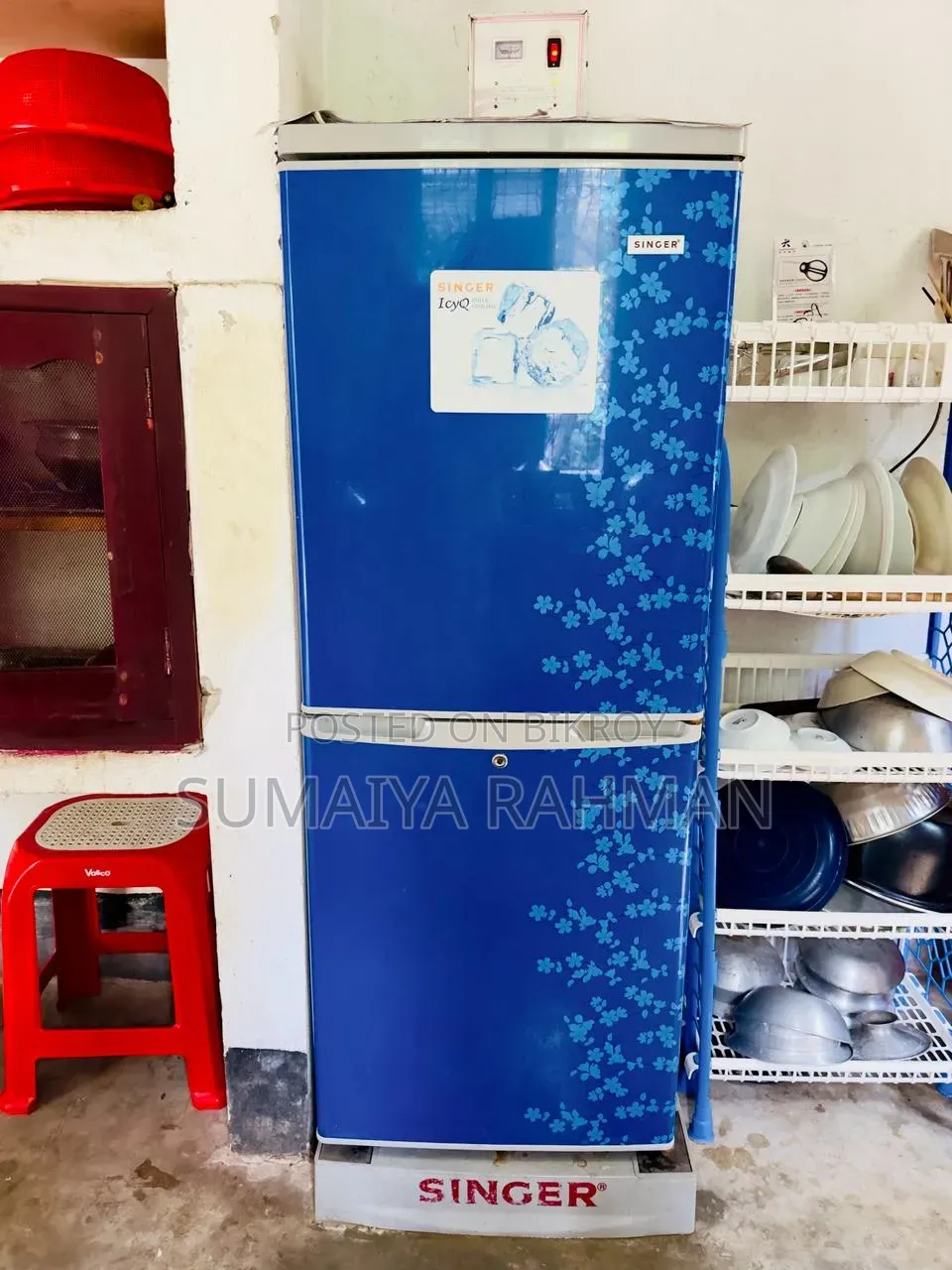 Singer Icyq 230l + Double Door Fridge