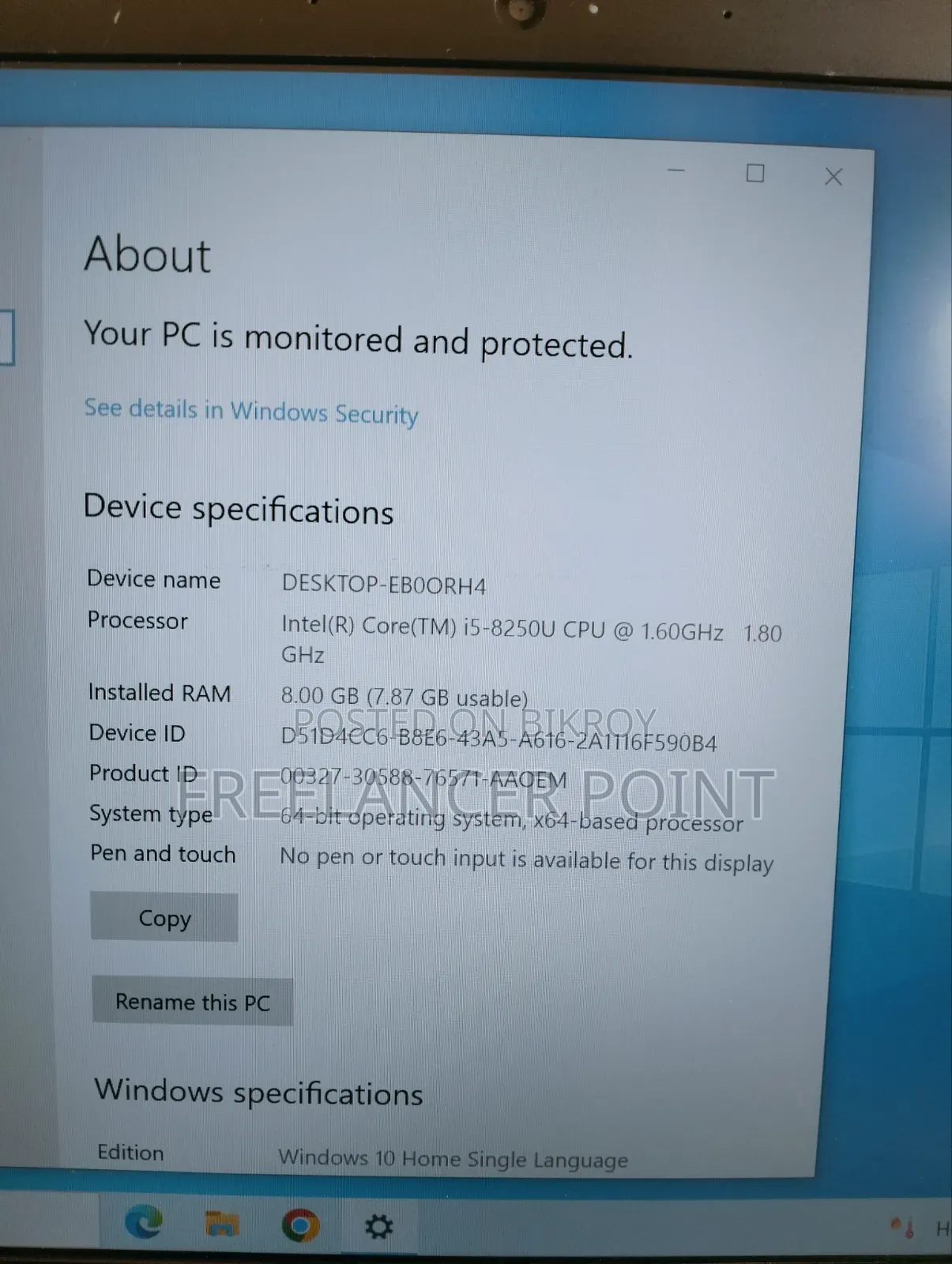 Laptop Lenovo IdeaPad 320 8GB Intel Core I5 SSD 128GB