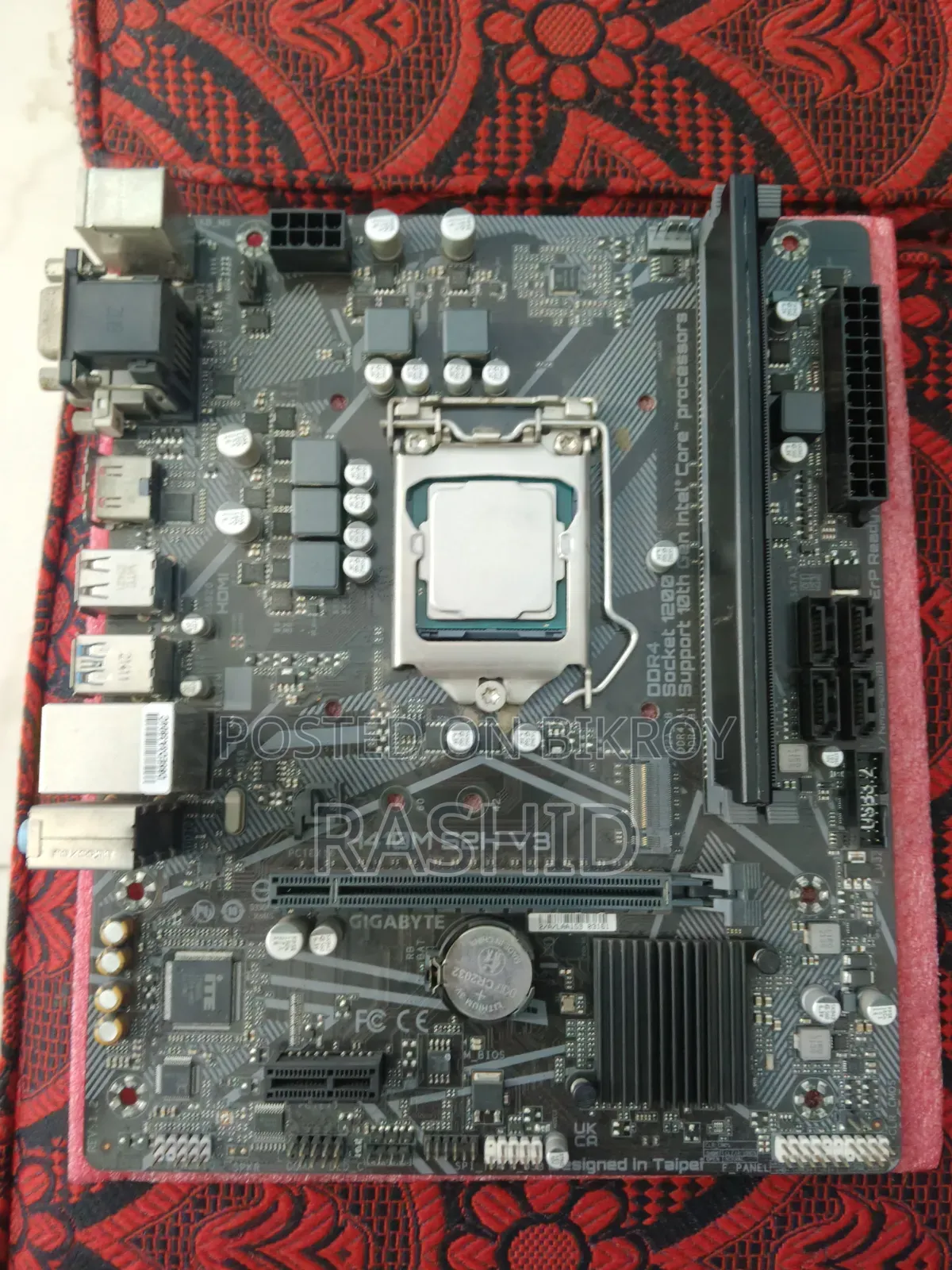 Motherboard With Processor
