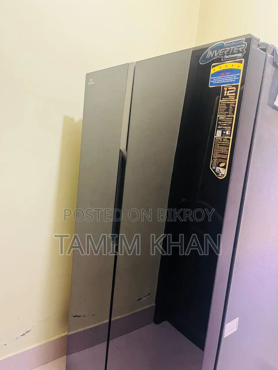 Walton Inverter Refrigerator, Model: Wni-5f3-Gdel-Xx,