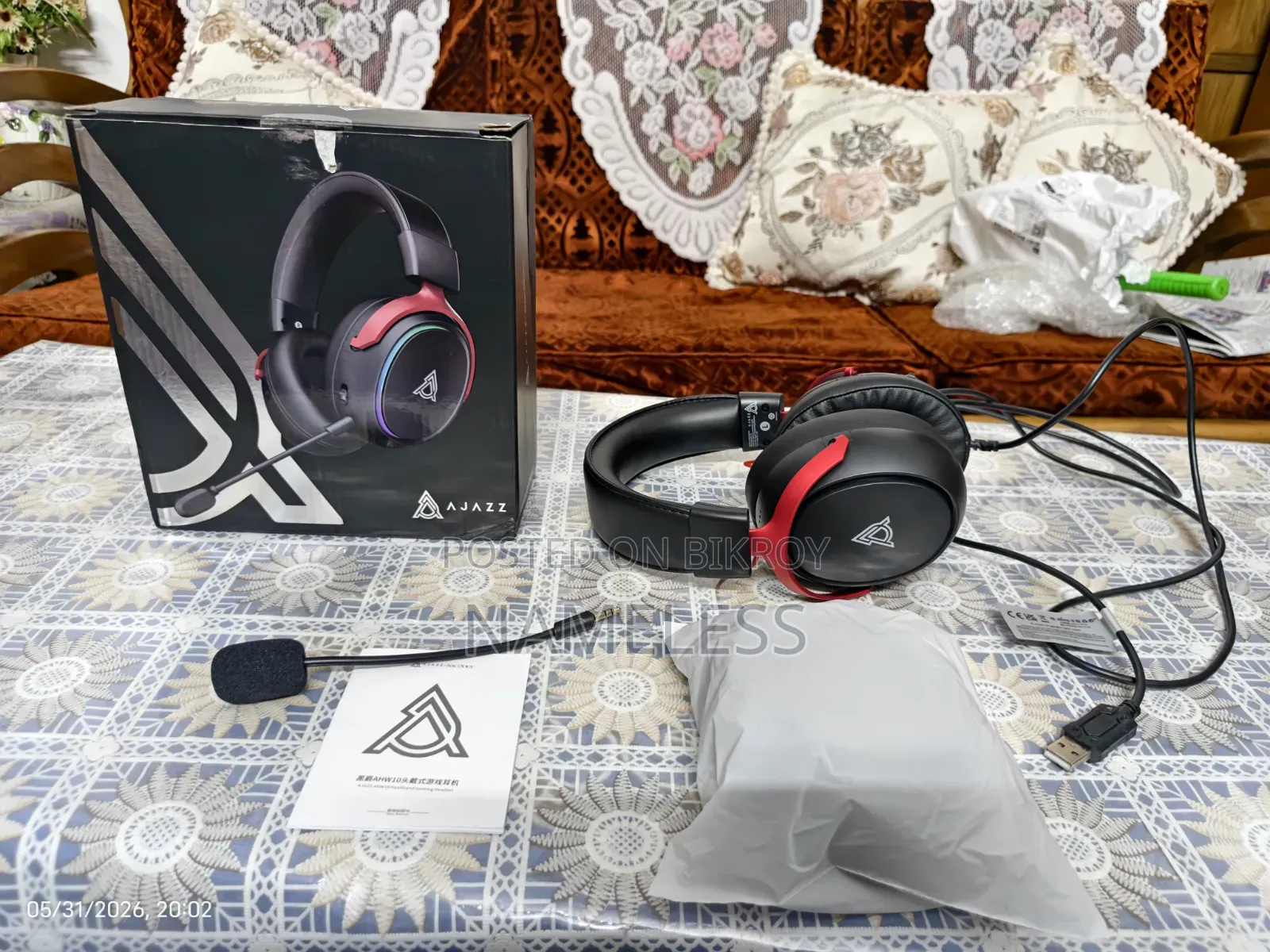 Ajazz Ahw10 7.1 Surround Wired Headset