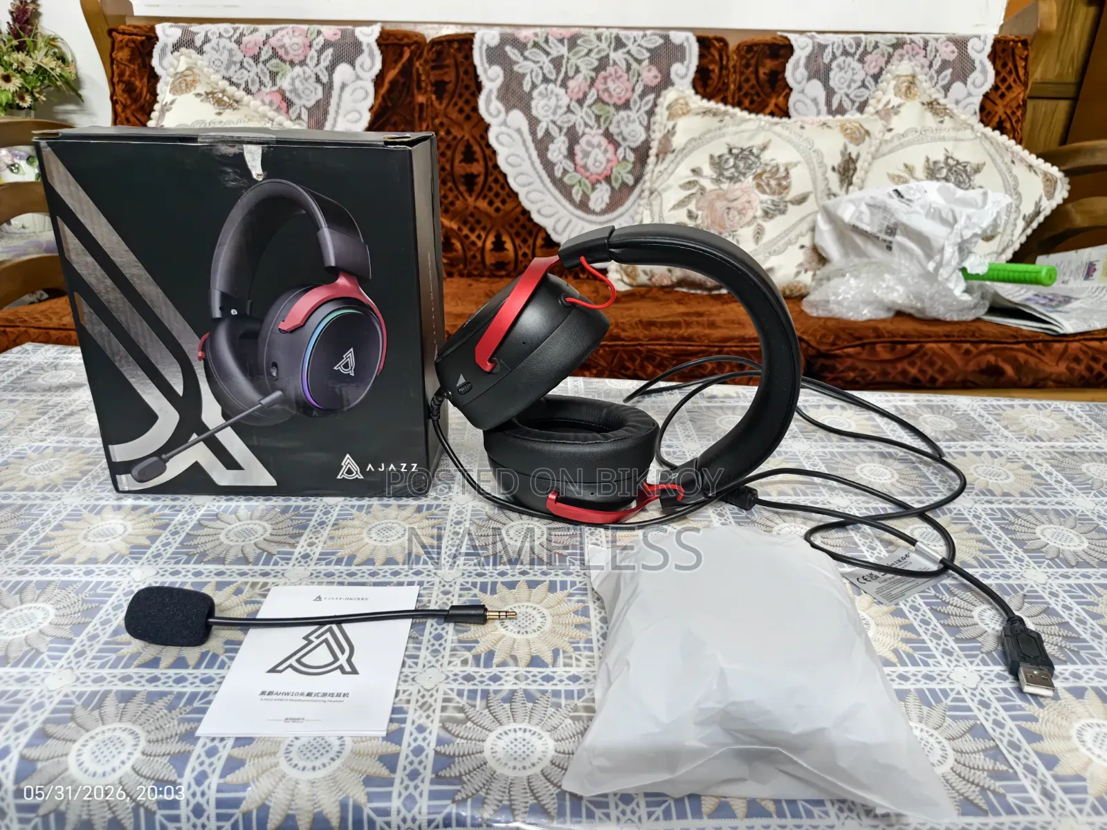 Ajazz Ahw10 7.1 Surround Wired Headset