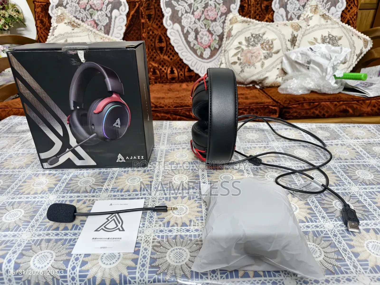 Ajazz Ahw10 7.1 Surround Wired Headset