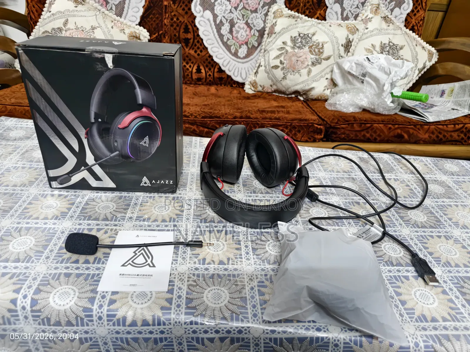 Ajazz Ahw10 7.1 Surround Wired Headset