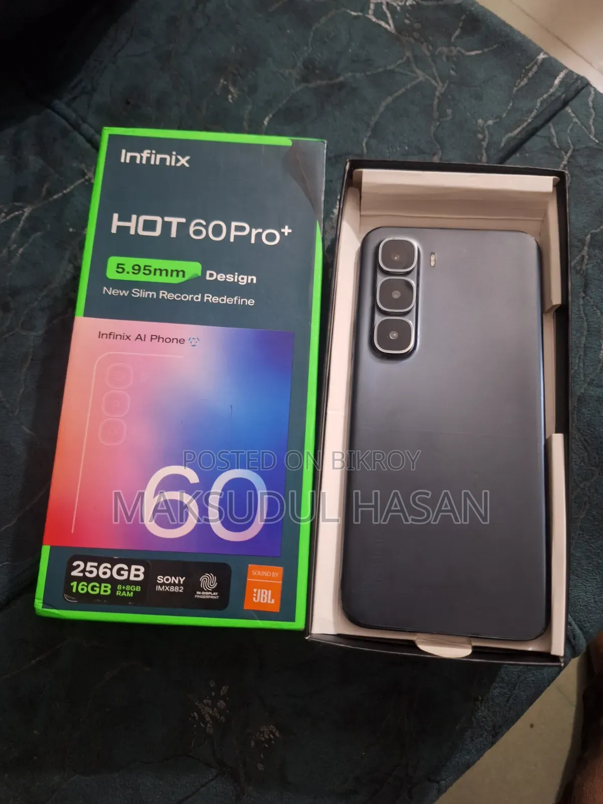 ইনফিনিক্স হট ৬০ প্রো+ ১২৮ জিবি কালো