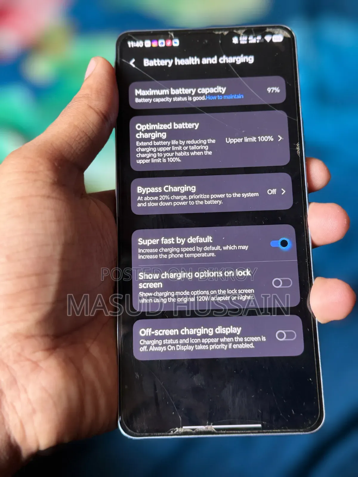 iQOO 256 GB Blue