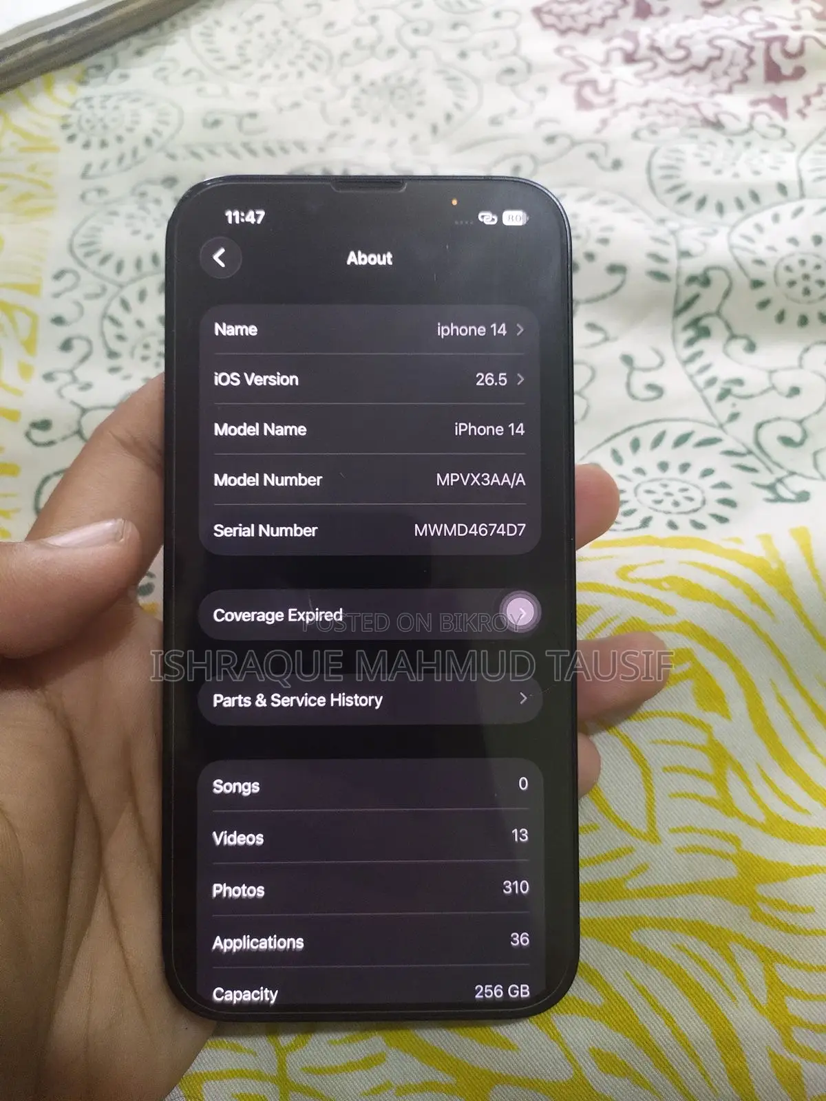 Apple iPhone 14 256 GB Black