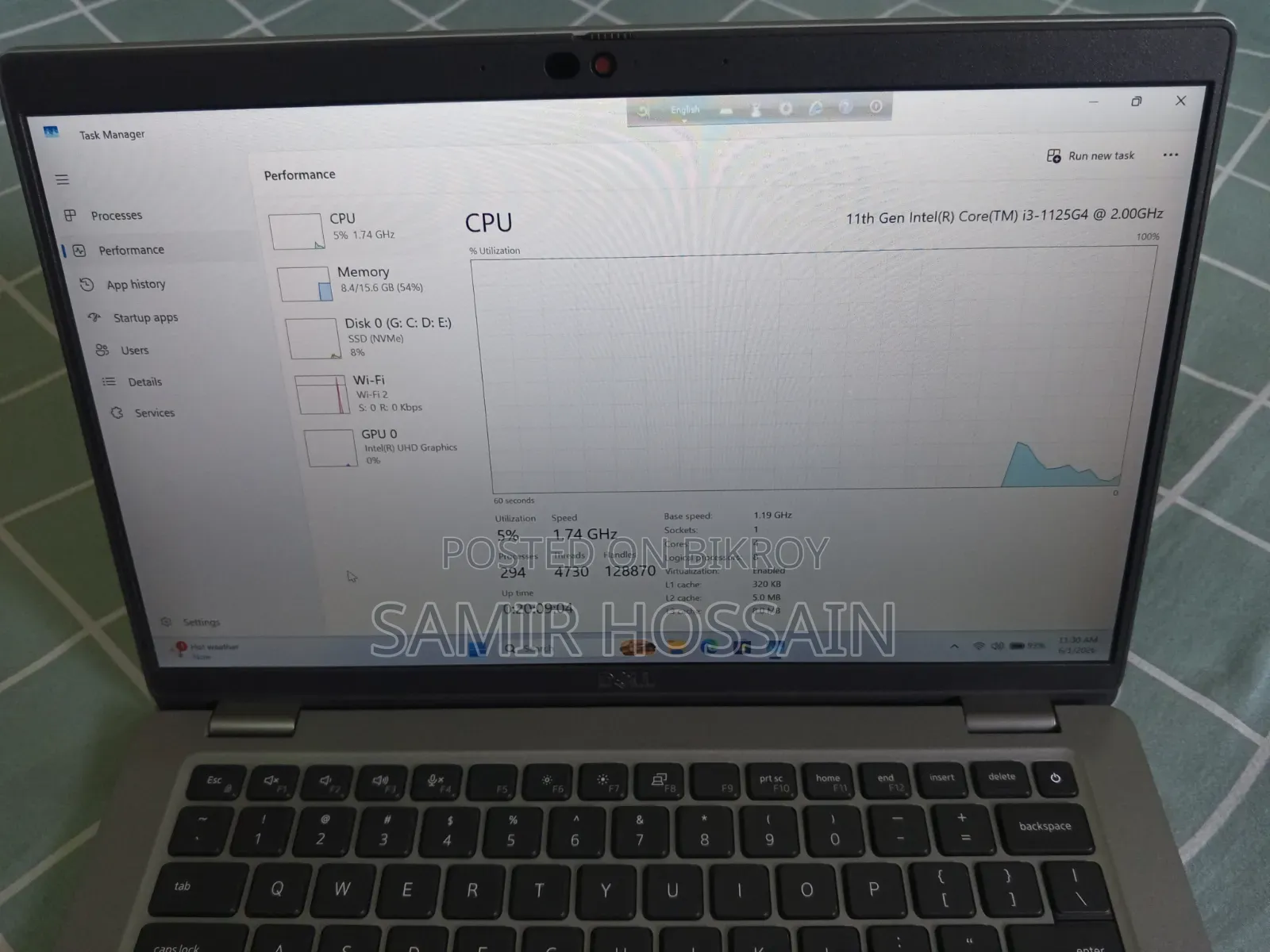 Laptop Dell Latitude 5420 16GB Intel Core i3 SSHD (Hybrid) 256GB