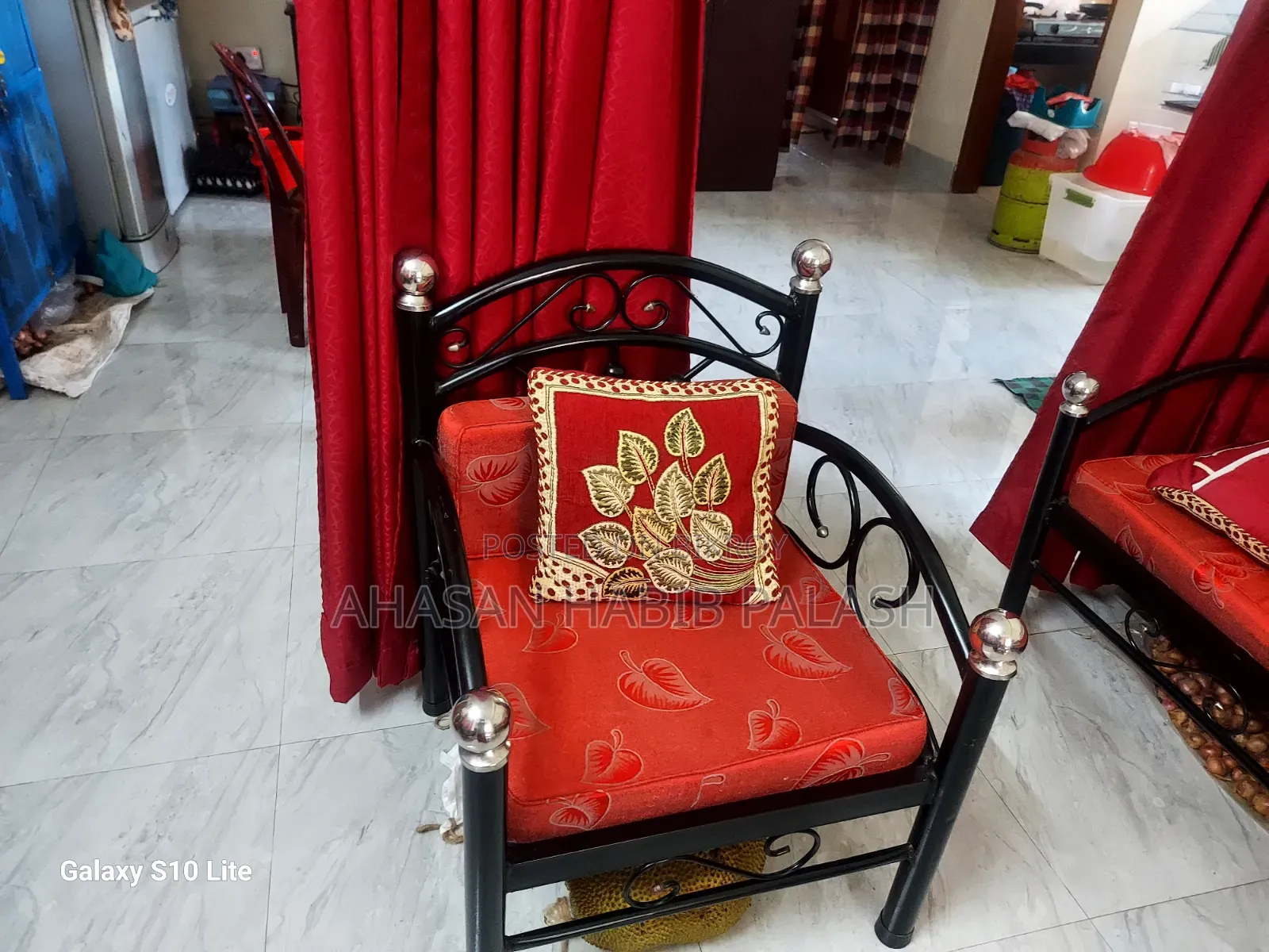 Used Sofa Set for Sale with Cushions