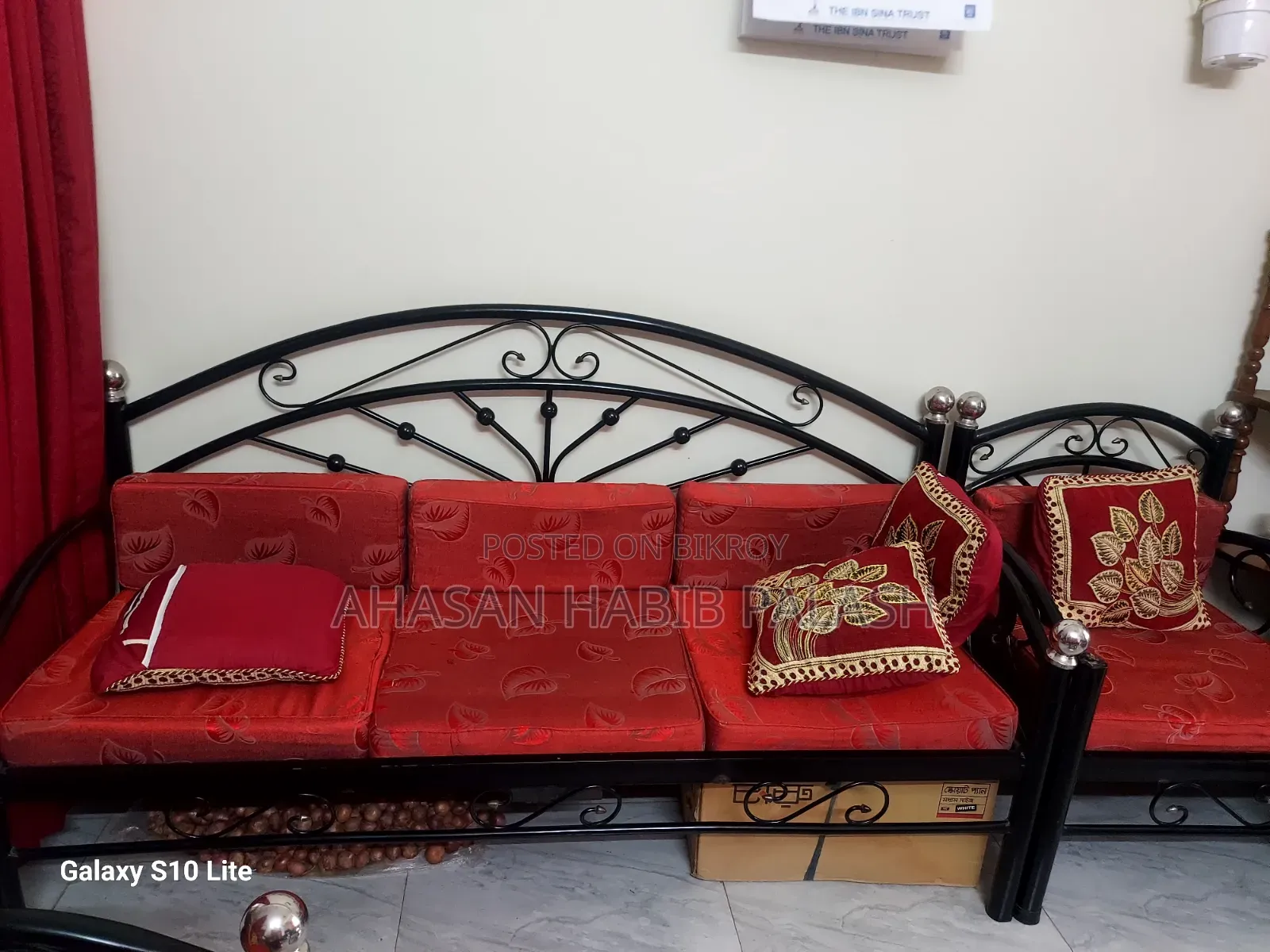 Used Sofa Set for Sale with Cushions