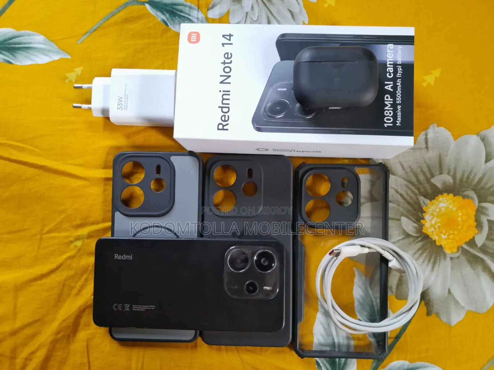 Xiaomi Redmi Note 14 4G 128 GB Black