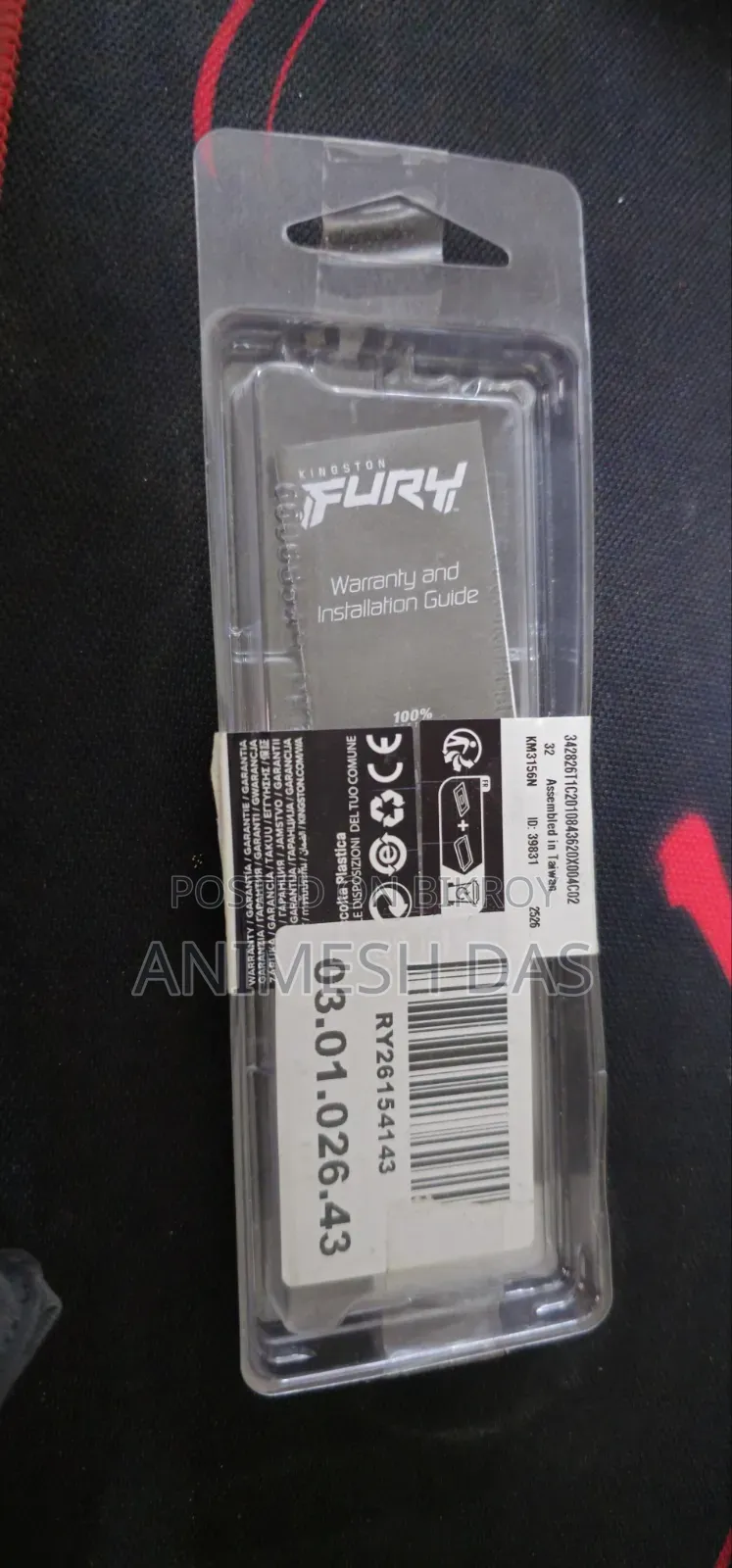 Kingston Fury Beast 32gb Ddr5 6000mhz Cl30 RGB Desktop Ram