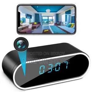 Table Clock Wi-Fi Night Vision Hidden Camera