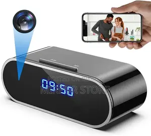 Table Clock Wi-Fi Night Vision Hidden Camera