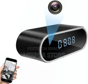 Table Clock Wi-Fi Night Vision Hidden Camera