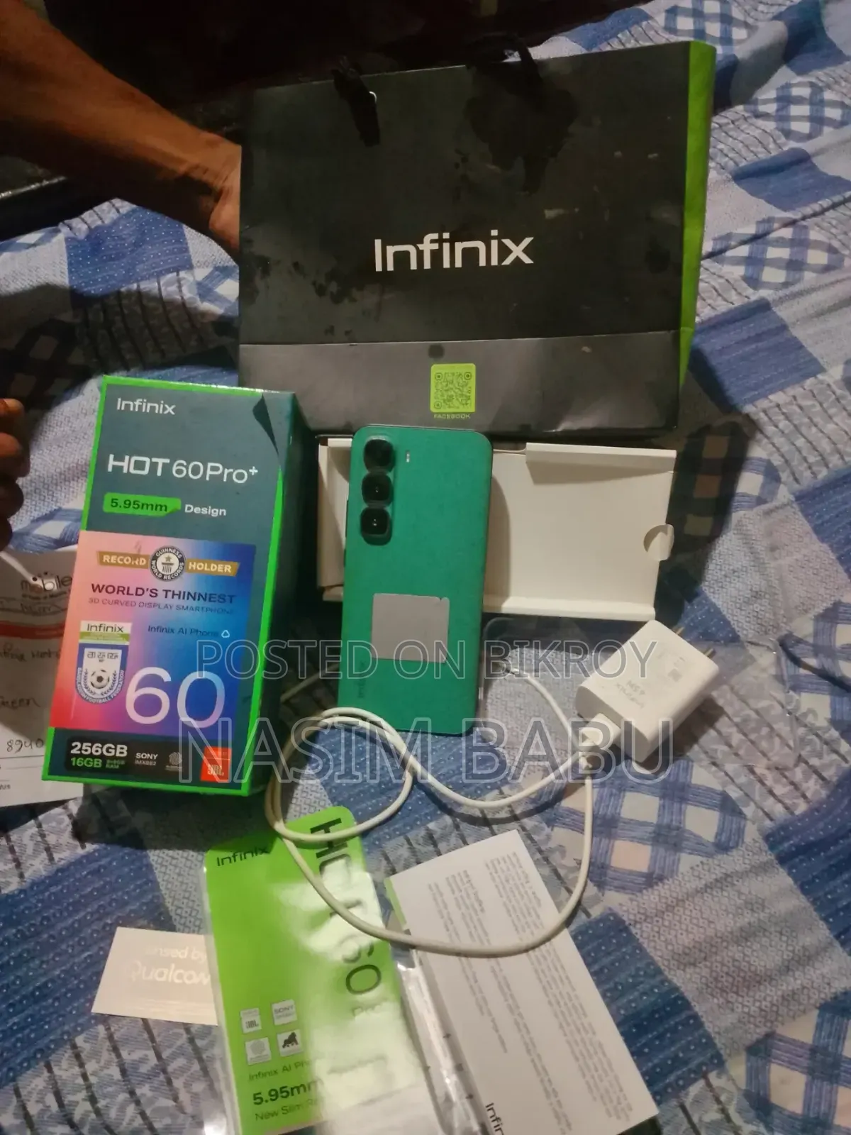 Infinix Hot 60 Pro+ ২৫৬ জিবি ব্লু